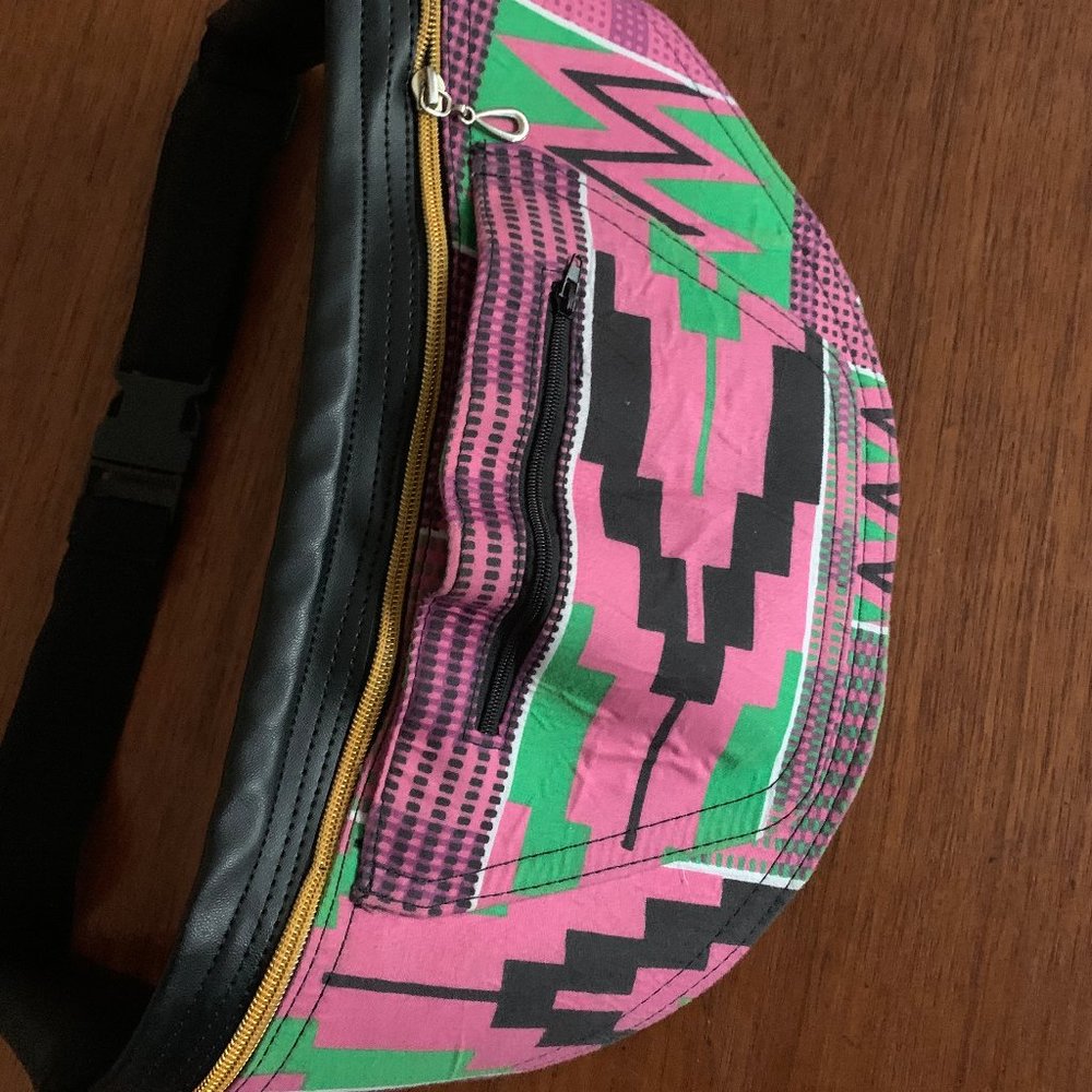Cute African Oilcloth Handmade FannyPack
